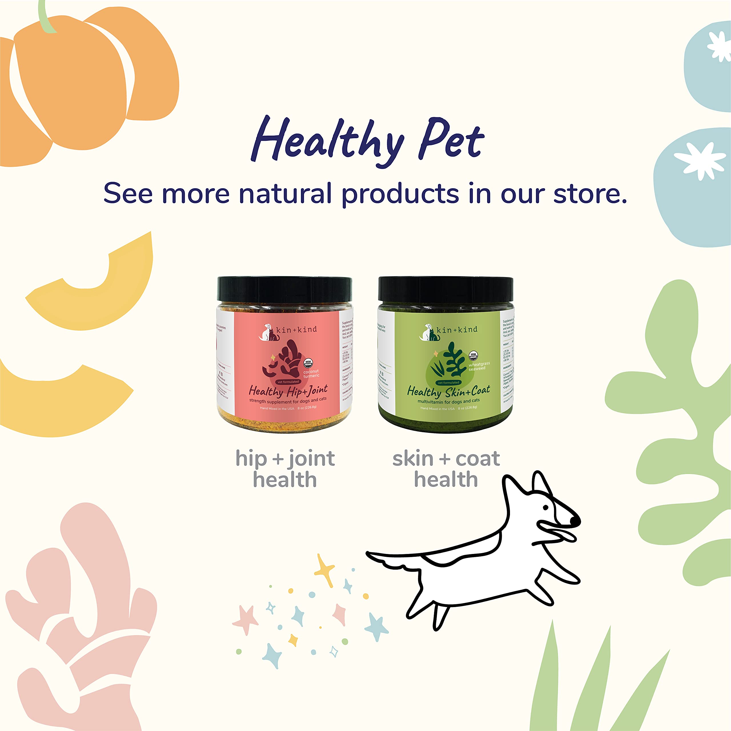 kin-kind Apoyo digestivo natural: fácil de incorporar a la rutina diaria de tu mascota