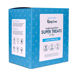 King Lou Pets patas de pollo entero para perros.