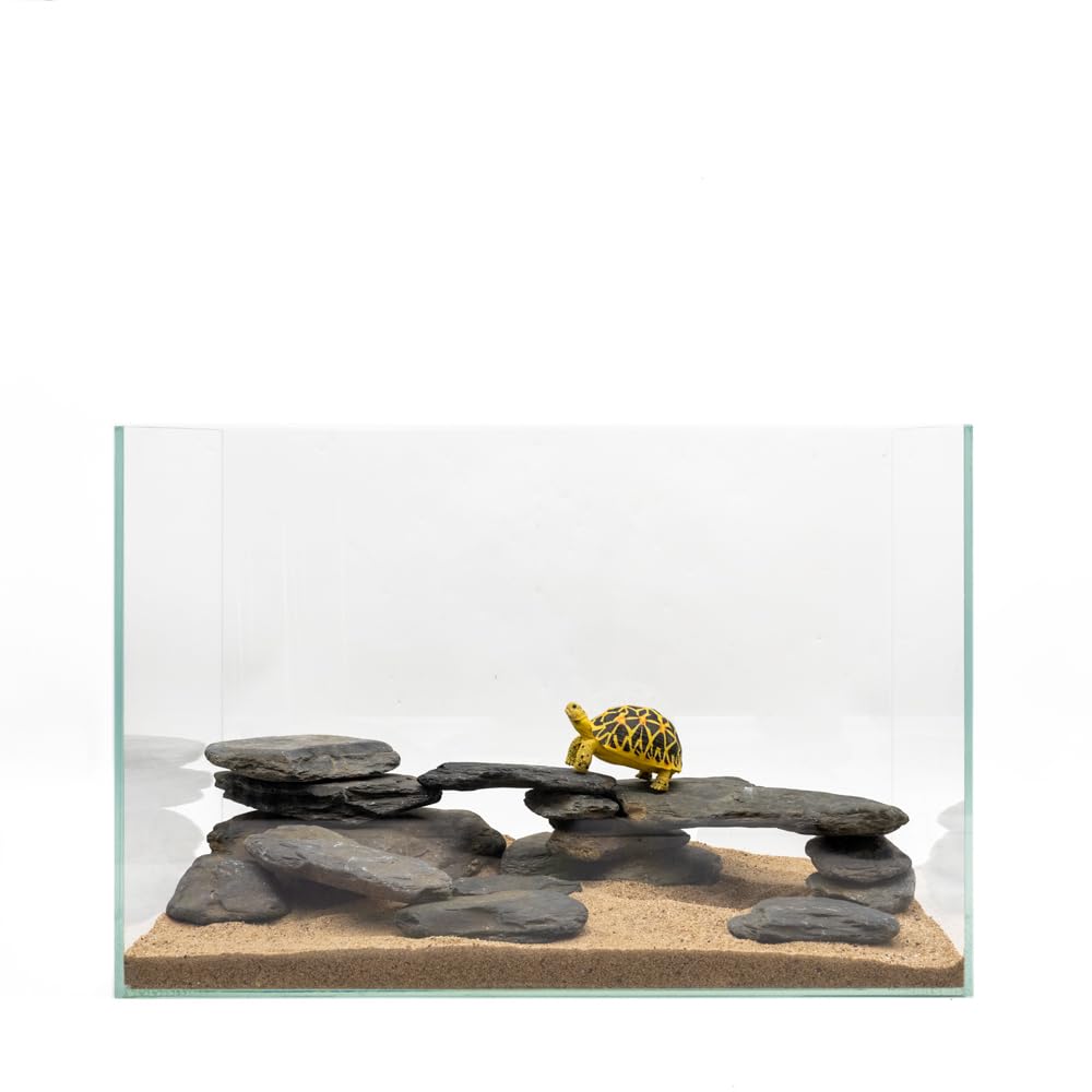 Rocas KINGRUI duraderas e inertes, aptas para acuario sin alterar el agua.