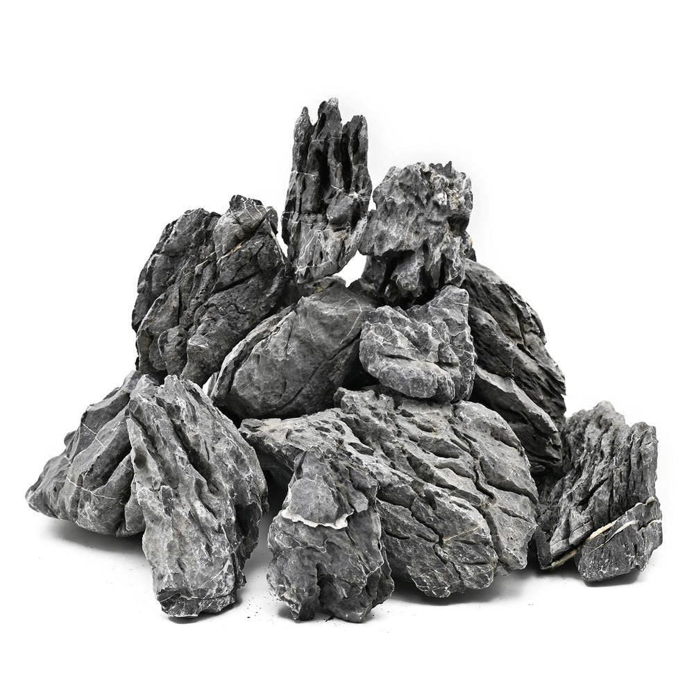 Kingrui piedra Seiryu dragon para acuario, textura natural para decoración