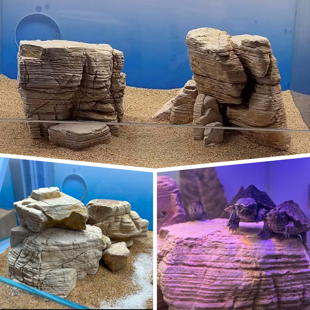 Rocas KINGRUI pagoda, pH neutro y seguro para fauna.