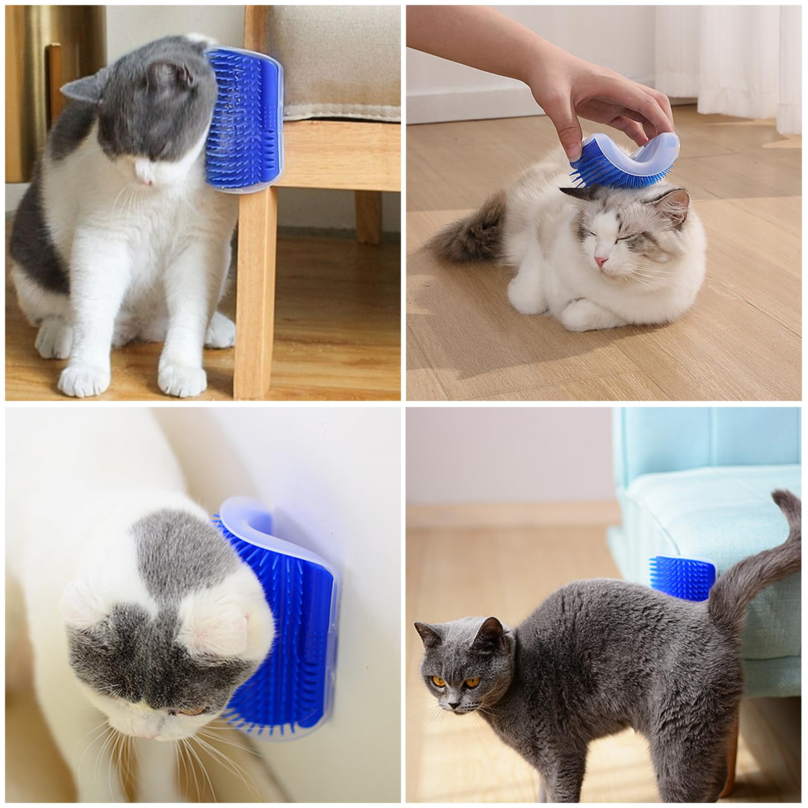 Kingtree rasca-esquinas en esquina para gato, dos unidades en uso