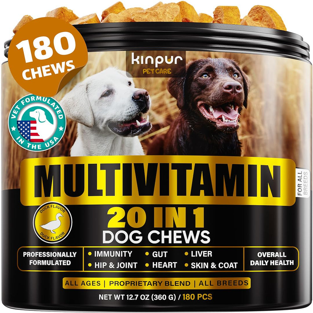 Kinpur Pet Care gominolas en botella para perros, apoyo a vitalidad diaria