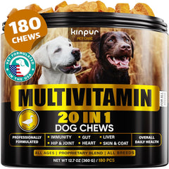 Kinpur Pet Care gominolas en botella para perros, apoyo a vitalidad diaria