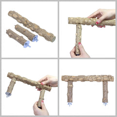 KINTOR percha para aves ideal para trepar y desgaste del pico