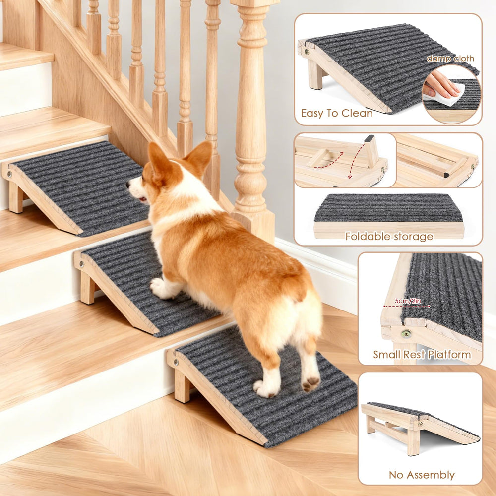 KISIMUY escalera-perro alfombra-suave protege patas y reduce deslizamientos.