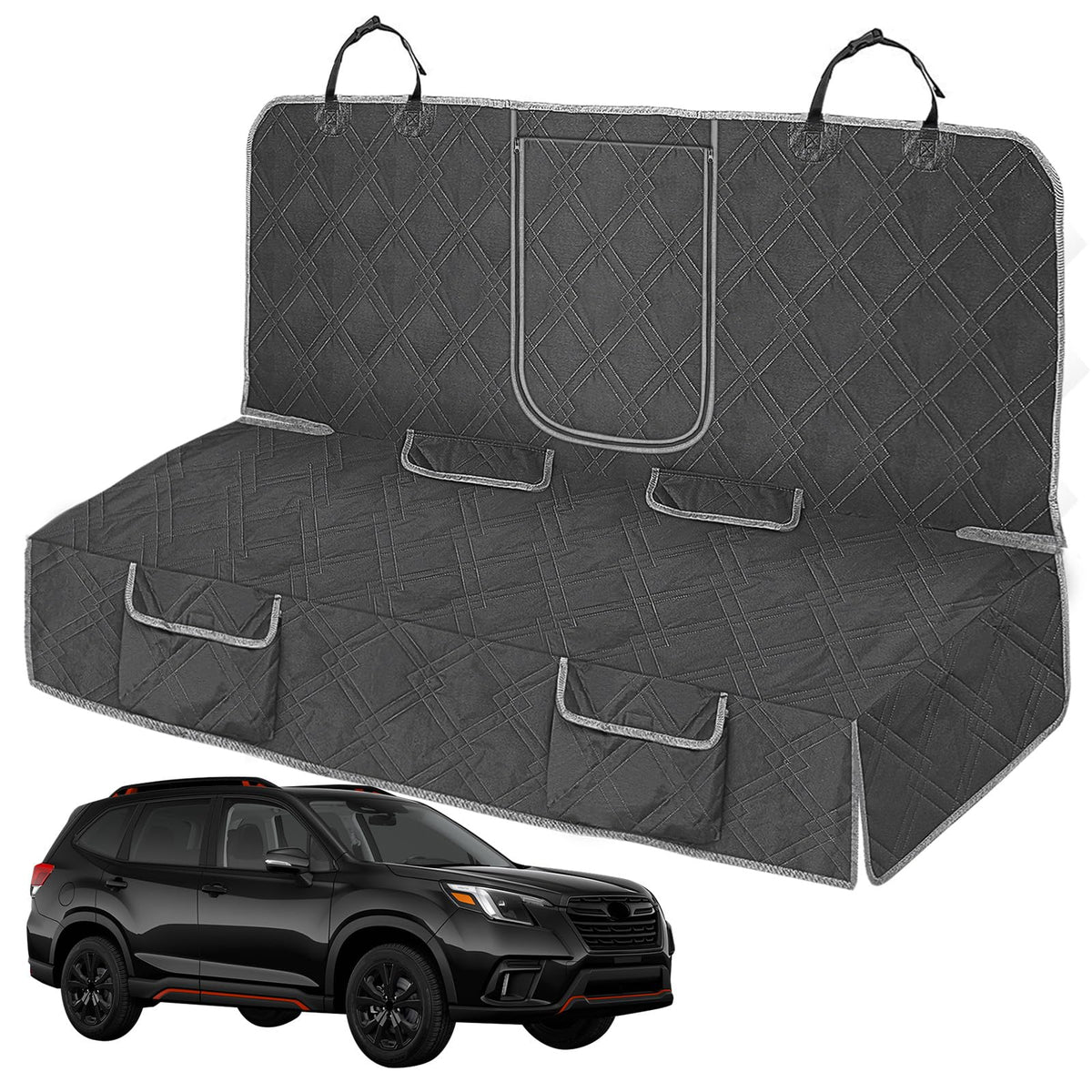 Kistrba cubre asiento impermeable para perros, ideal para viajes limpios.