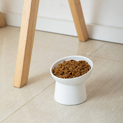 Bol chat KitchenLestar en céramique, compatible micro-ondes et lave-vaisselle, entretien facilité.