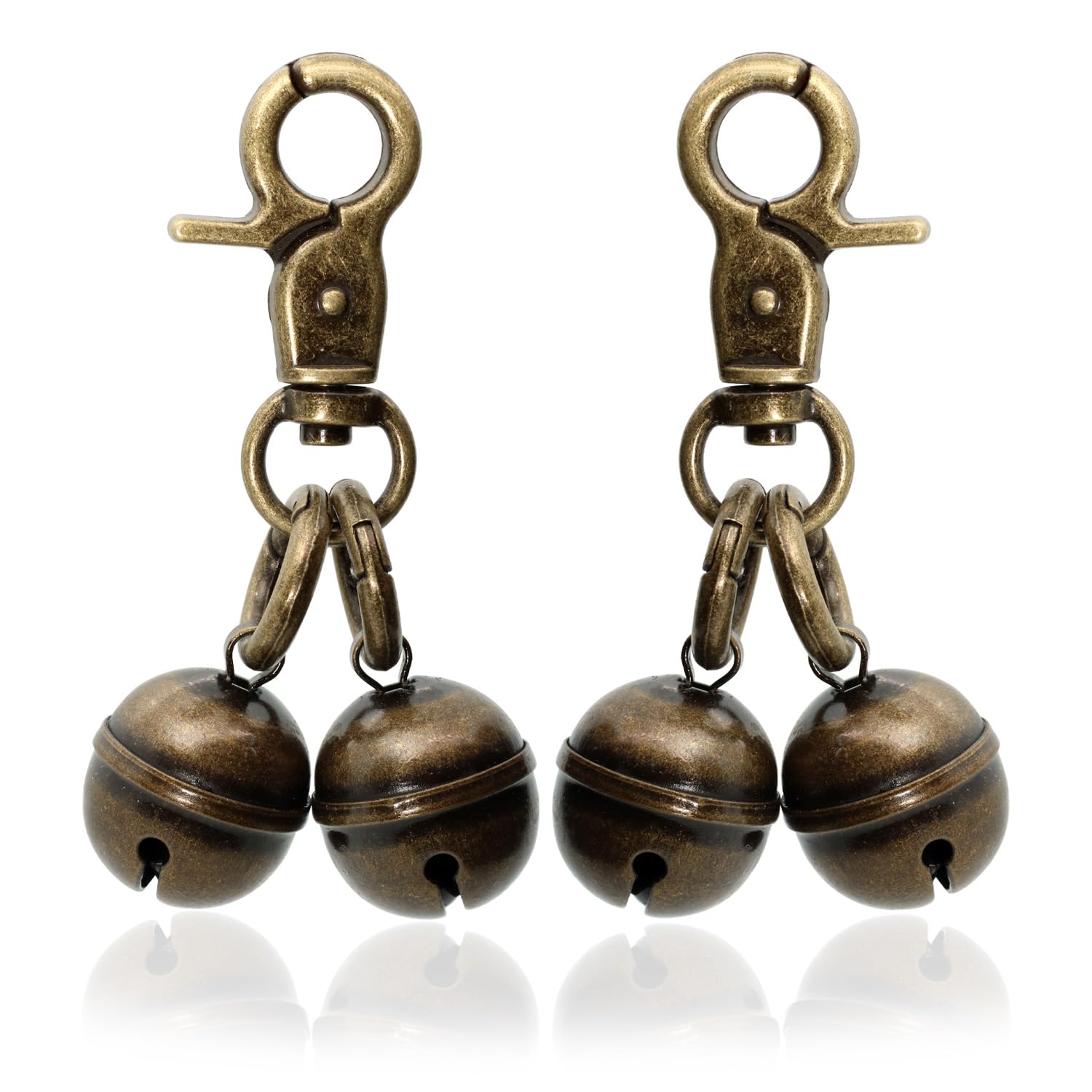 KITTAIL campanas de cobre para entrenamiento canino, señal audible para salir al exterior.