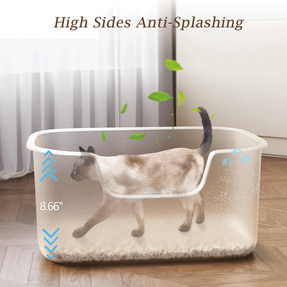 Kittenhood caja de arena con salida baja reduce derrames al salir
