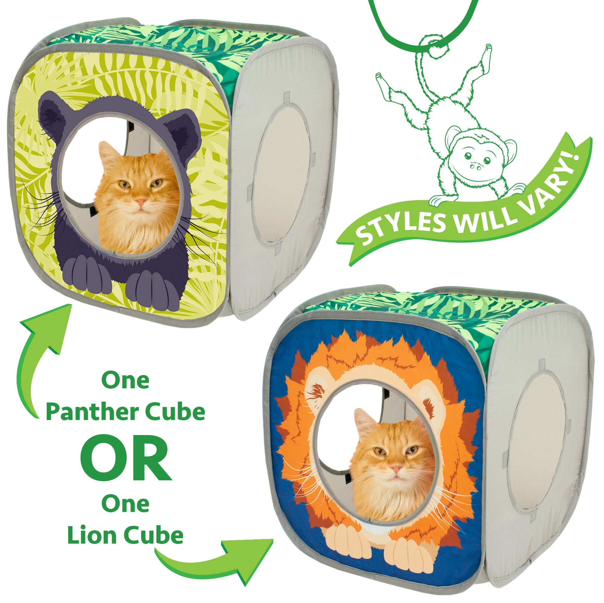 Kitty City Safari Jungle: diseño-tigre añade estilo divertido para sala de estar.