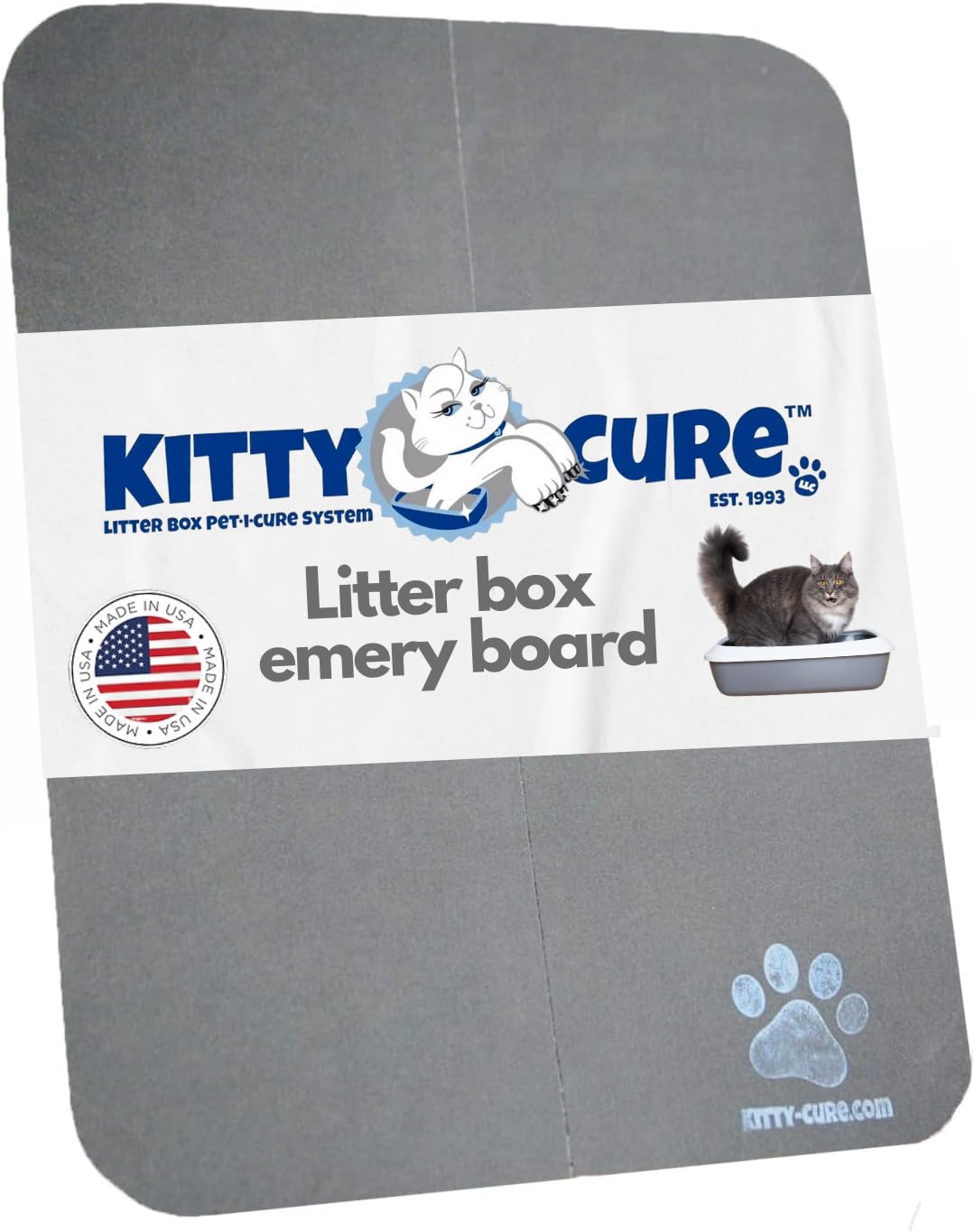 KITTY CURE: lima para garras en caja de arena, uso diario y cuidado suave.