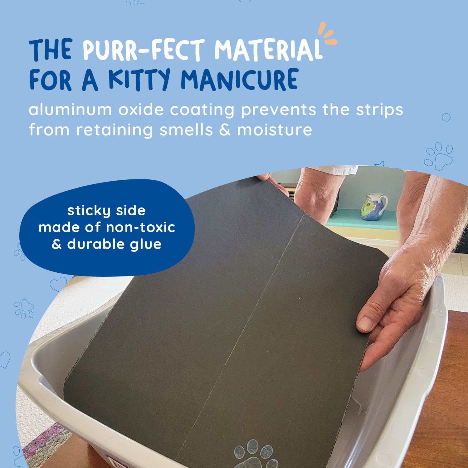 KITTY CURE: lima duradera y lavable, lista para reutilizar en casa.