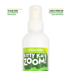 Atomizador de hierba gatera en juguetes, Kitty Ka-Zoom, para mantener gatos activos.