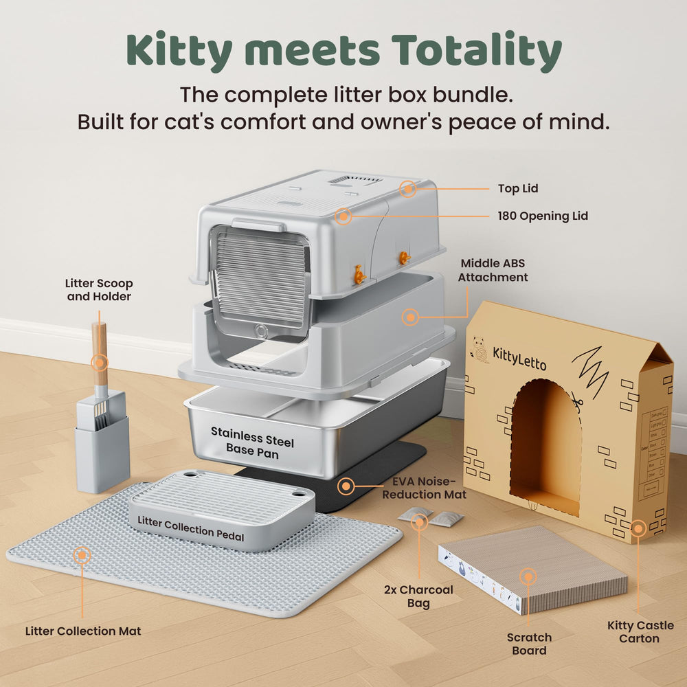 Uso versátil de KittyLetto para gatos de todos los tamaños en casa.