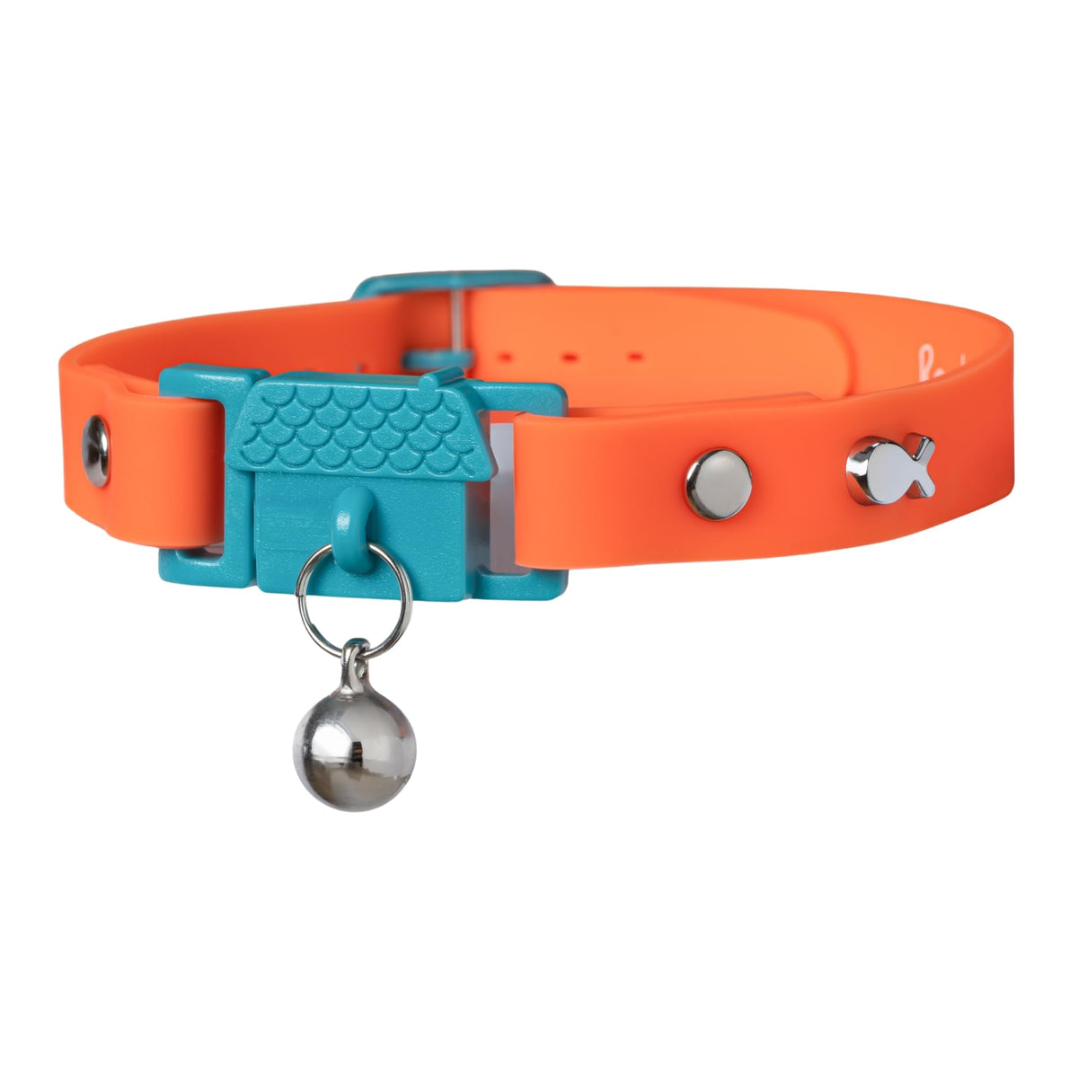 Kittyrama collar Tangerine con cierre-ruptura-rapida para mayor seguridad