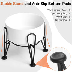 Kitwinney base de metal antideslizante para cuencos, soporta el peso sin volcar.