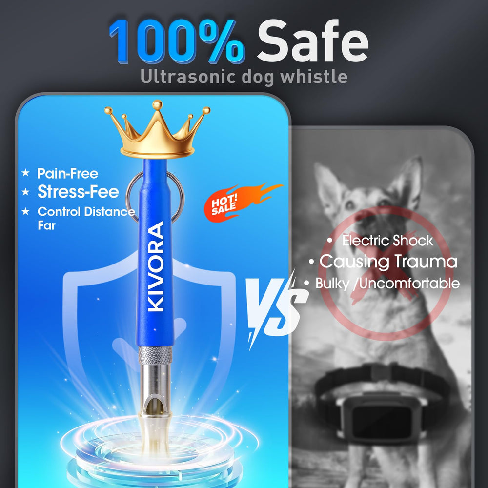 KIVORA silbato con correa reflectante, ideal para localización y seguridad nocturna.