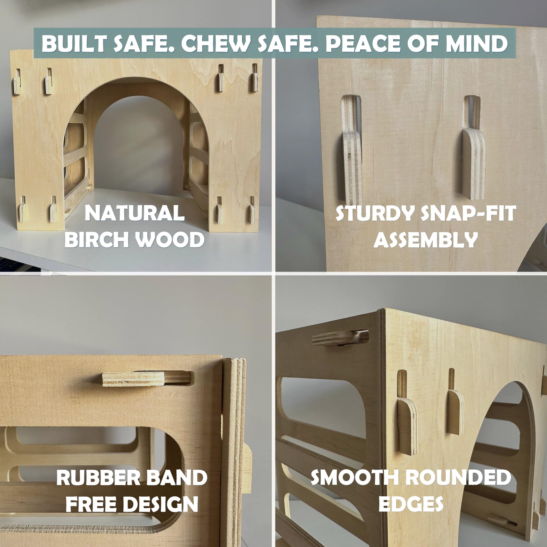 Kiwi & Mora Refugio: diseño sin toxicos para masticar con seguridad.