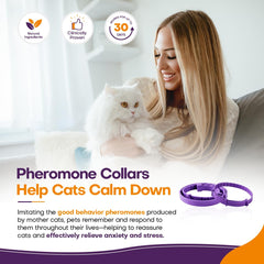 Klioak collar calmante resistente al agua para gatos