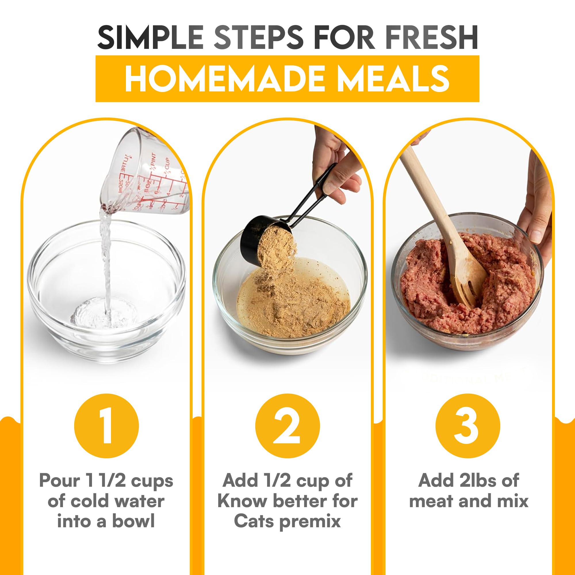 Know Better Premix vitaminas y minerales, aporta nutrientes para gatos.
