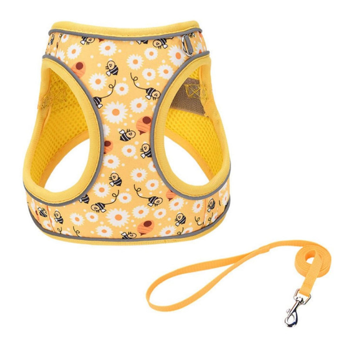 KocaPlye arnés de paso para perro con patron abeja, cómodo para paseos