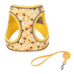 KocaPlye arnés de paso para perro con patron abeja, cómodo para paseos