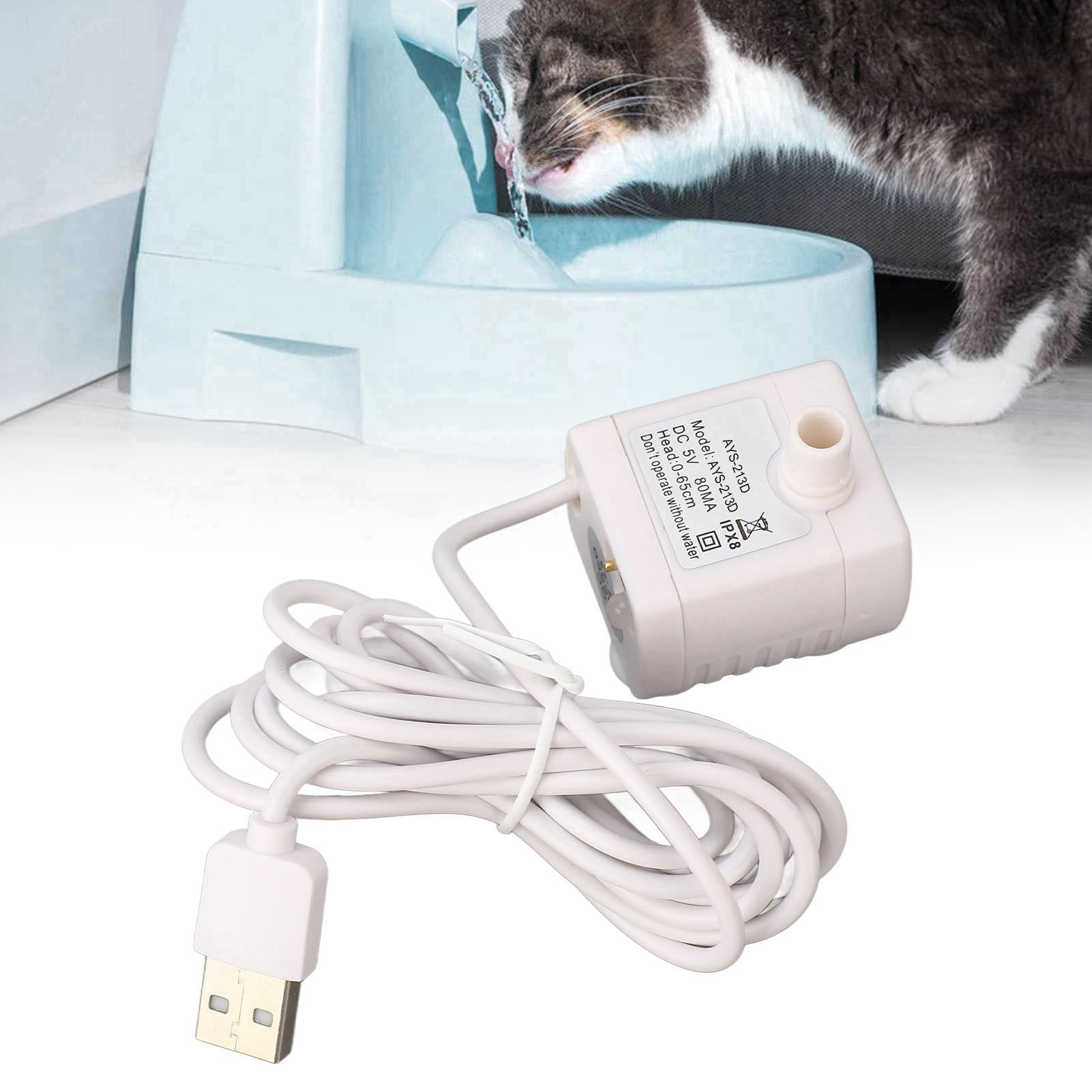 Bomba Kodrily con conexión USB, instalación fácil.