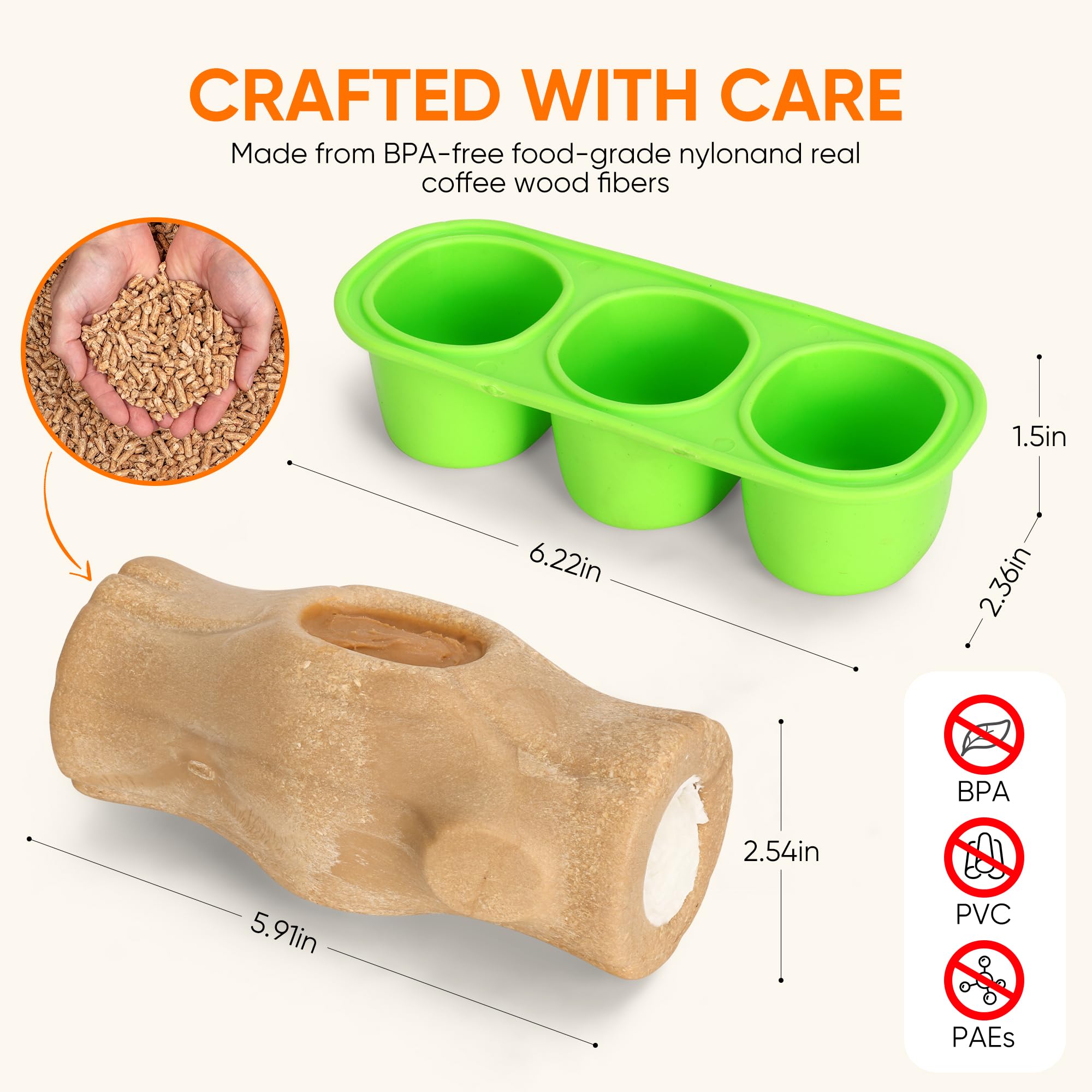 kogven juguete para perros mordedores grandes con diseño seguro