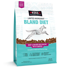 KOHA bolsa frontal de dieta blanda para perros, atractiva y lista para servir.