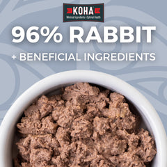 KOHA Pate conejo, receta de un solo animal para estómagos sensibles.