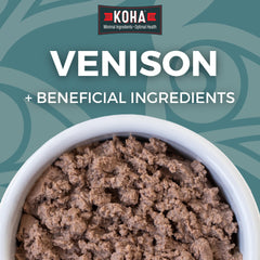 KOHA Paté de Venado para Gatos con calabaza, apoyo digestivo