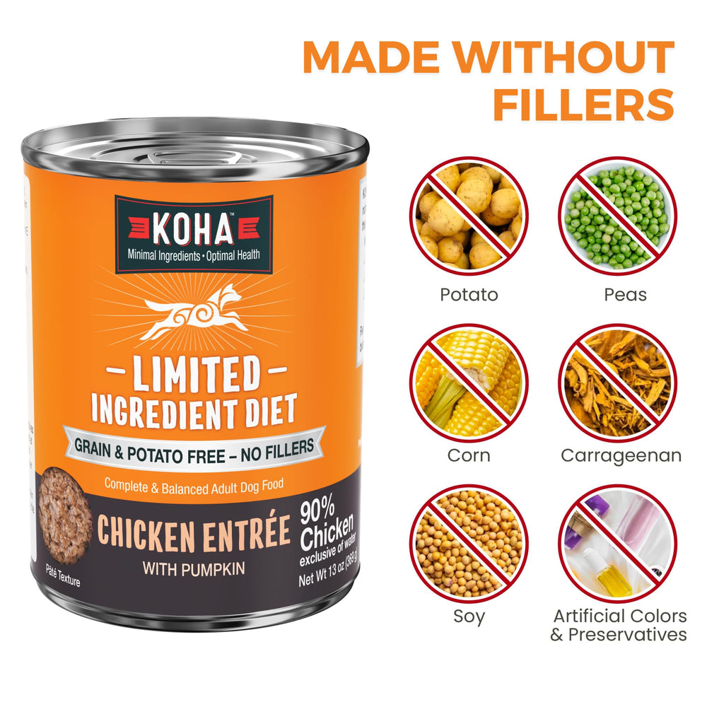 KOHA servir como complemento para comida seca, mejora la palatabilidad de la comida.