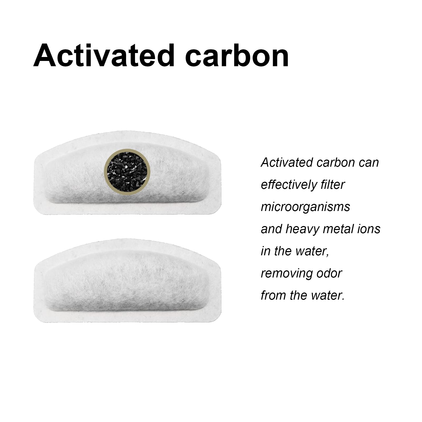 Kohimit filtro de tres capas con carbón activo para agua más limpia