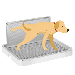 Bandeja Kola Panda para perro interior con muro alto, entrenamiento y limpieza