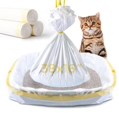 Bolsas KONE para arenero con lazo 36x18, uso simple y conveniente