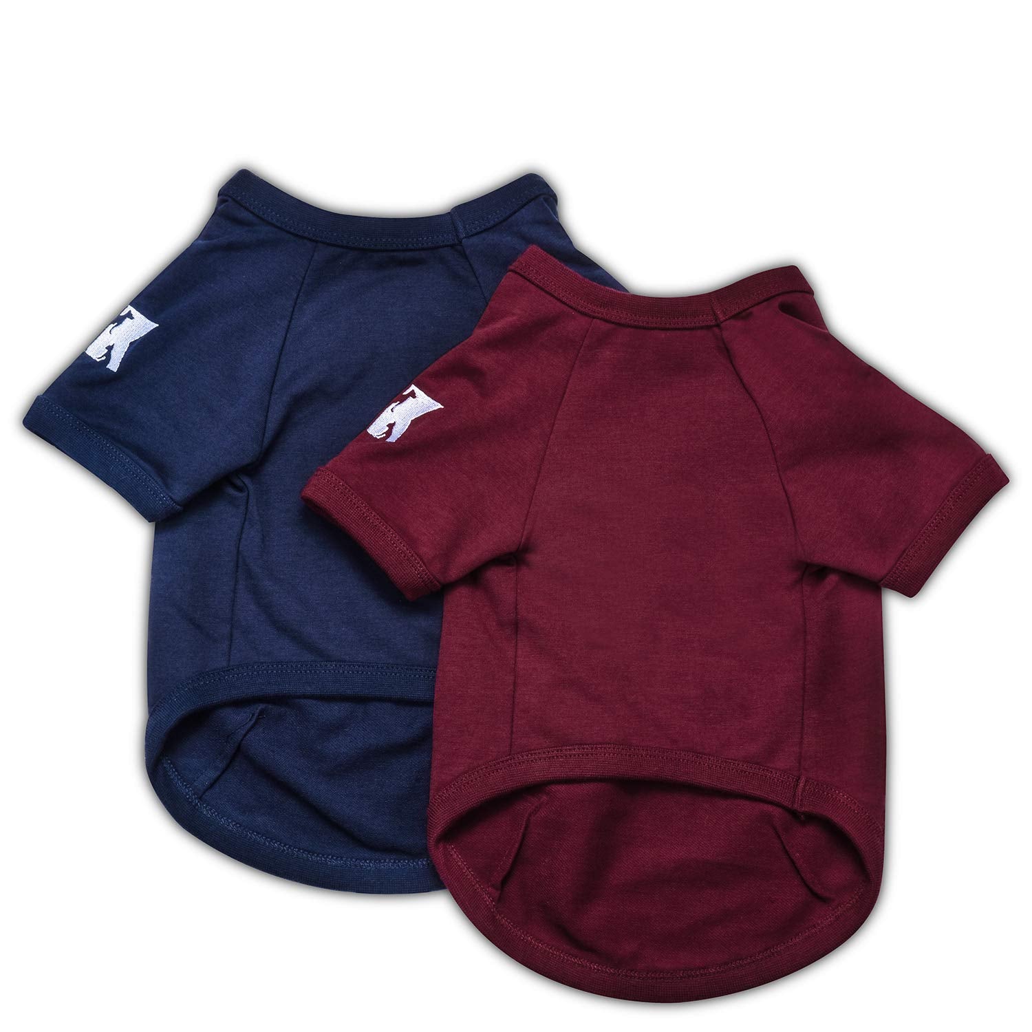 Camiseta Koneseve para perro con bordado K, cómodo para paseos diarios.