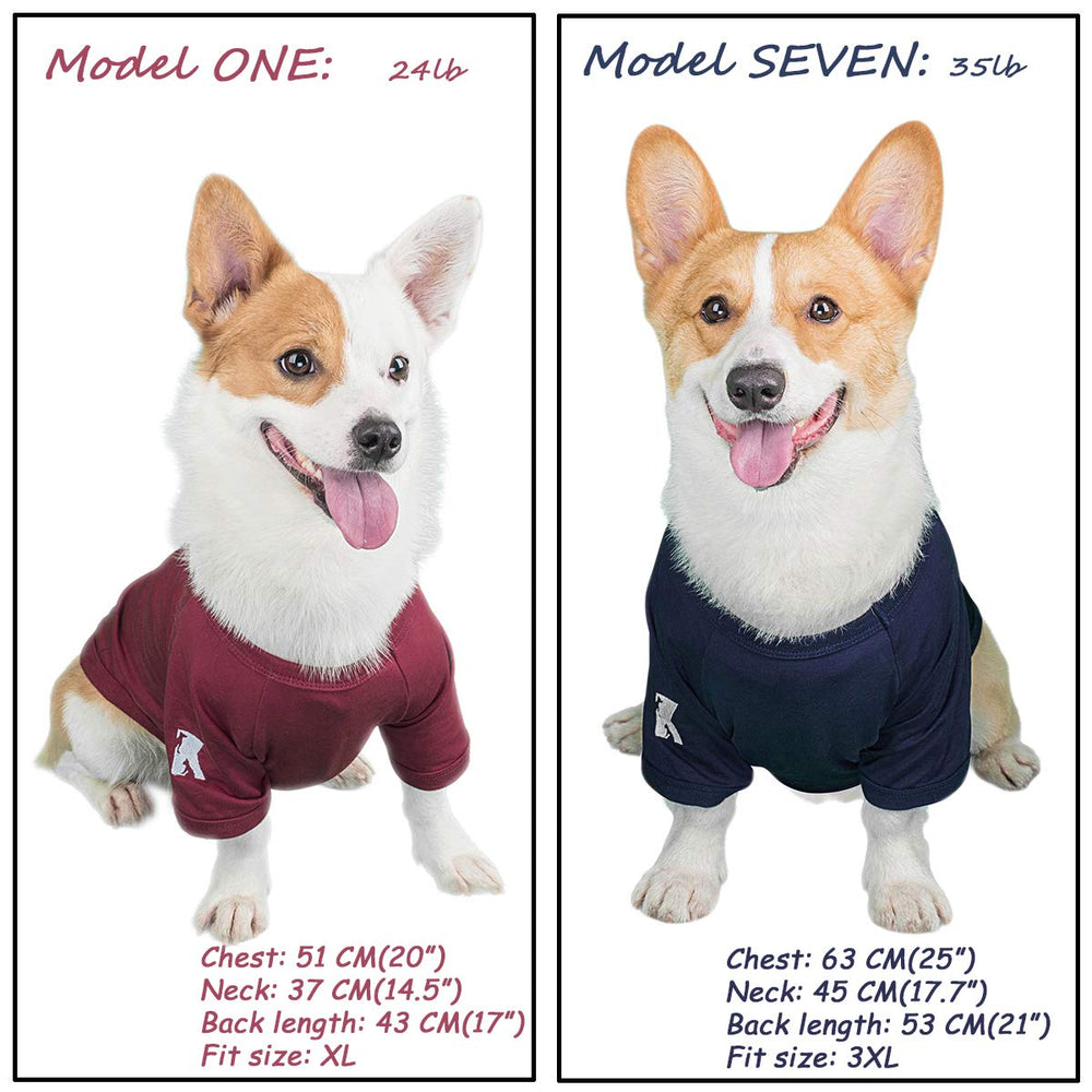 Camiseta Koneseve para perro ideal para paseos y uso en casa.