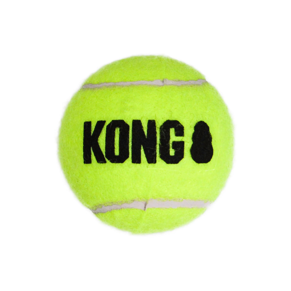Fieltro no abrasivo de KONG Air Dog cuida dientes durante el juego.