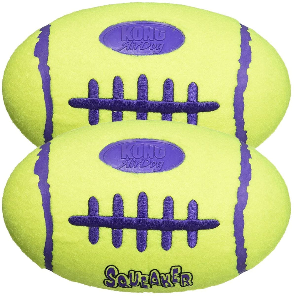 Juguete Kong: balón para perros con chirrido de aire, conjunto de 2