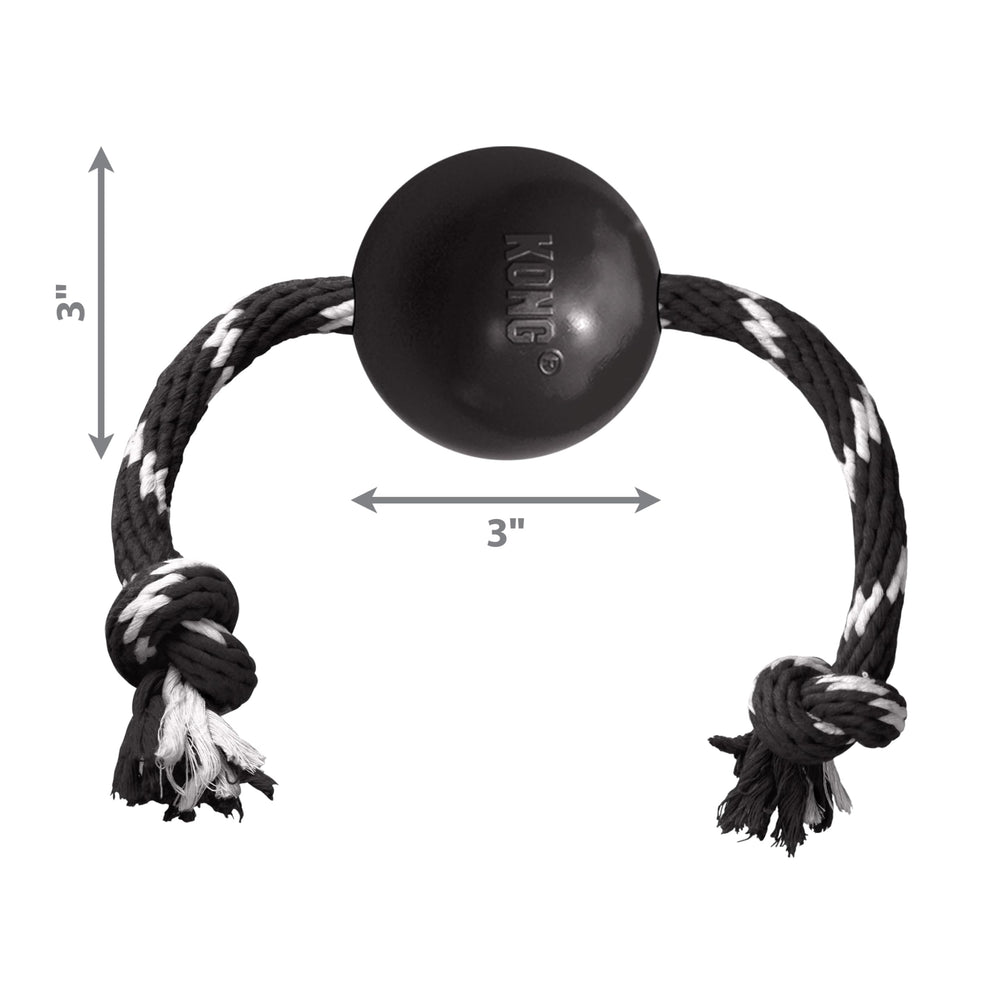 KONG bola extrema de goma natural para masticación y juego