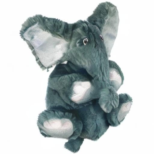 KONG Comfort Kiddos Elefante, peluche resistente para mordiscos suaves y abrazos prolongados.