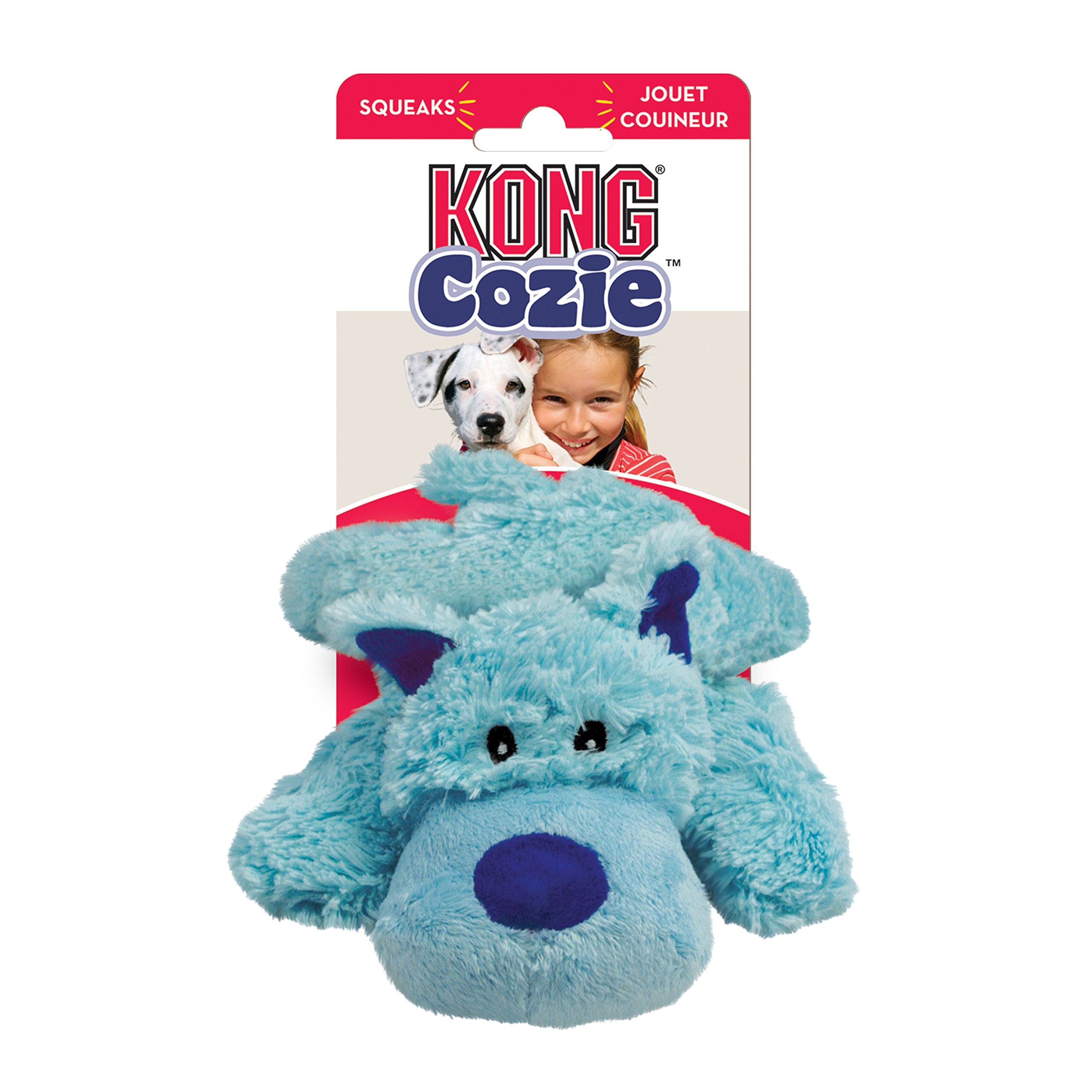 KONG Cozie Baily, personaje animal adorable para coleccionar y entretener con sesiones ligeras.