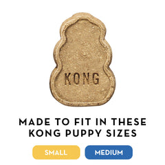 KONG Easy Treat Spray con boquilla única facilita dosificación sin desorden para rellenar juguetes.
