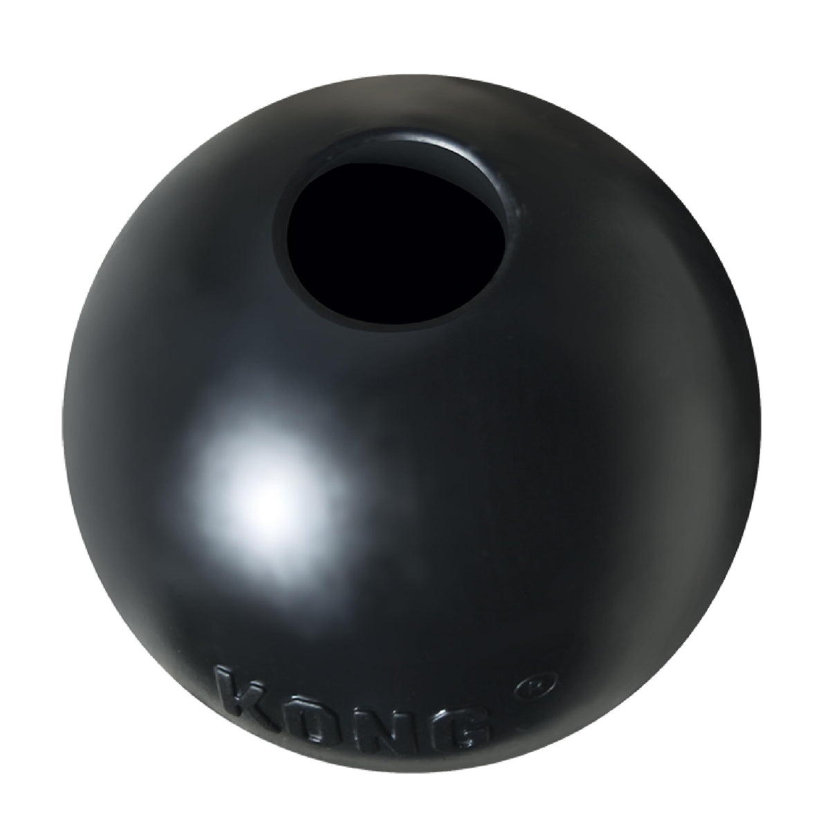 KONG Extreme Ball con hueco, ideal para juego de recogida y entrenamiento.
