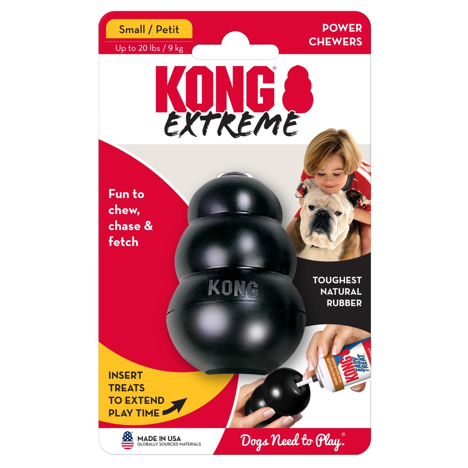 KONG Extreme: diversión-diaria para perros activos y curiosos.