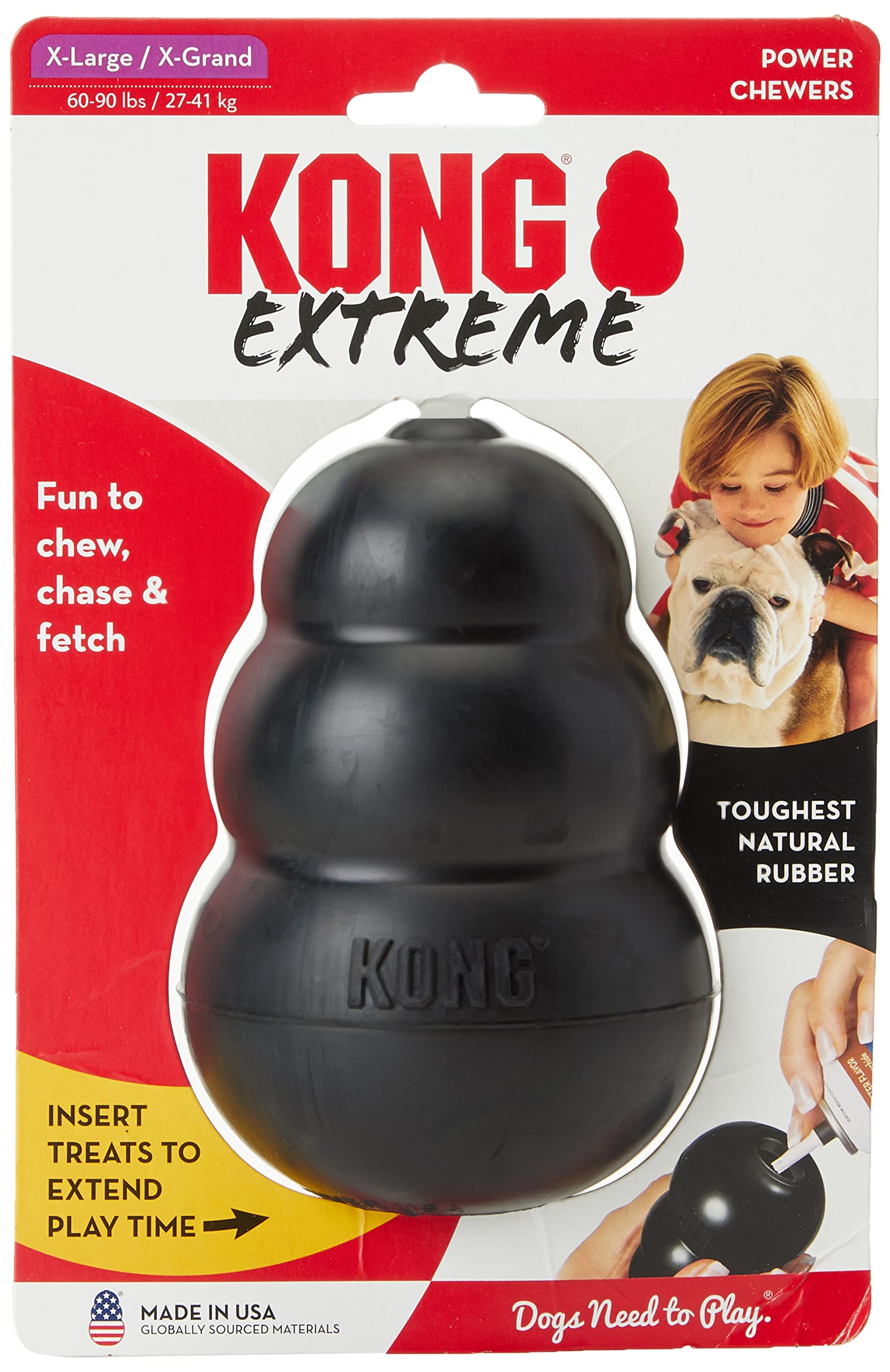 KONG Extreme dos-pack para perro XL, ideal para morder y entretener.