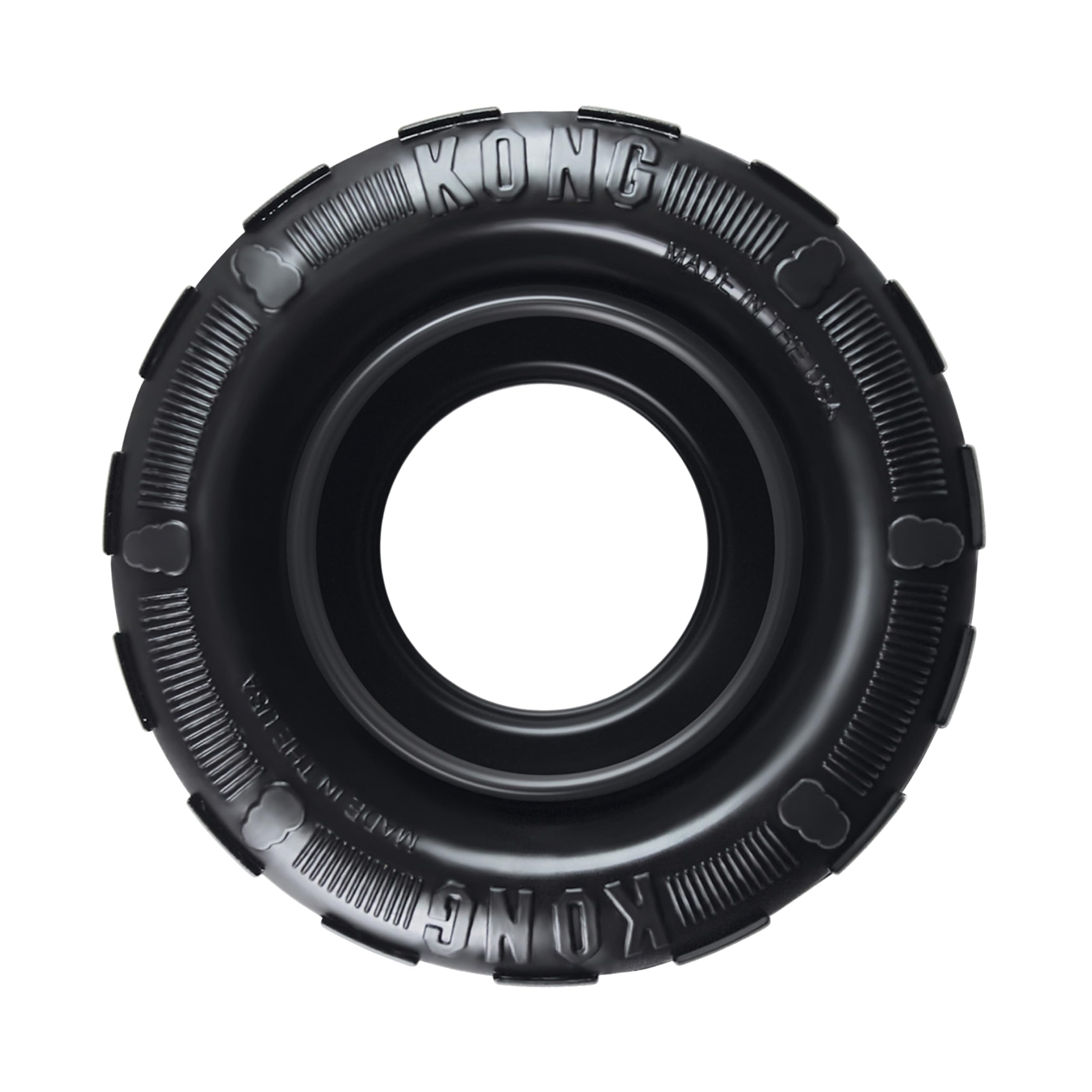 KONG Extreme Tires durabilidad de goma natural para masticar por más tiempo.