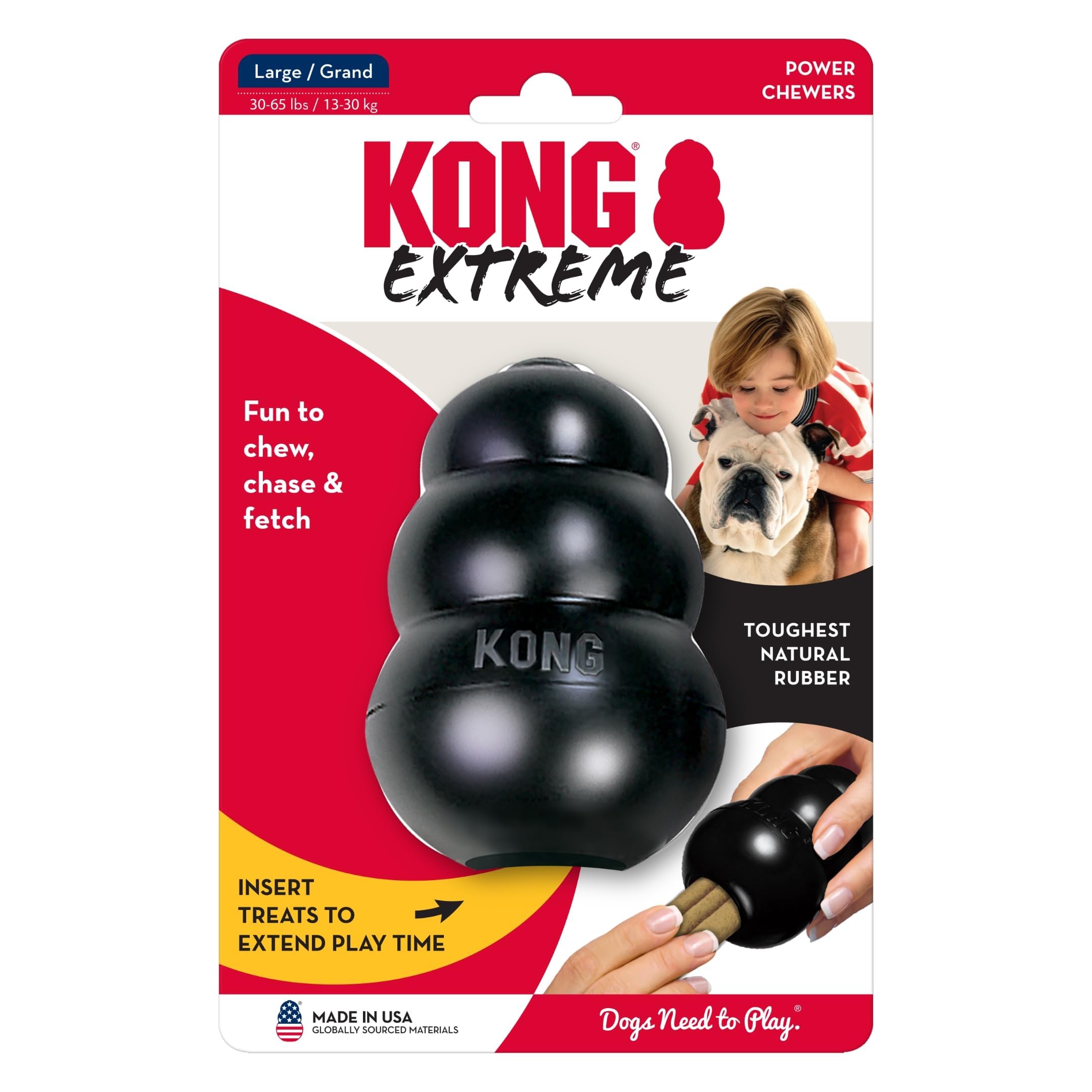 KONG Extreme: paquete-dos para masticadores poderosos y juego prolongado.