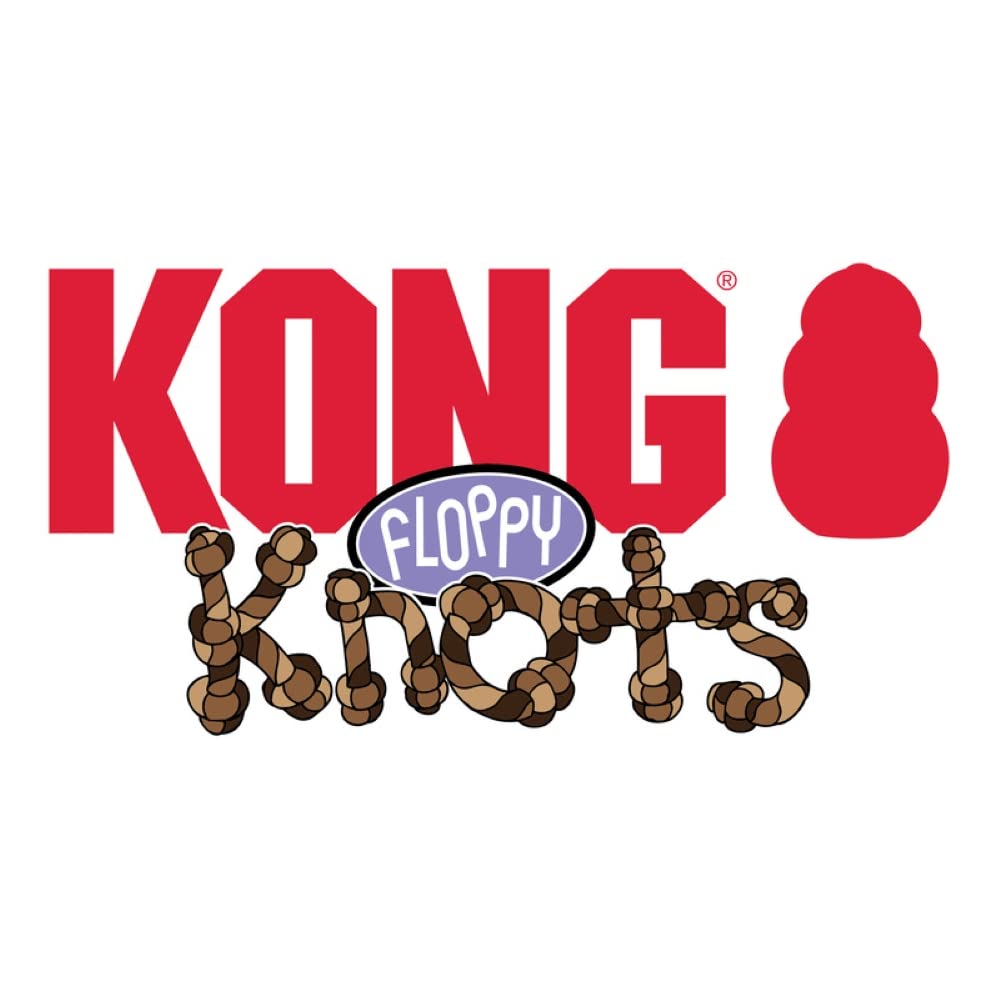 KONG Floppy Knots: sonajero que estimula la curiosidad durante el juego activo